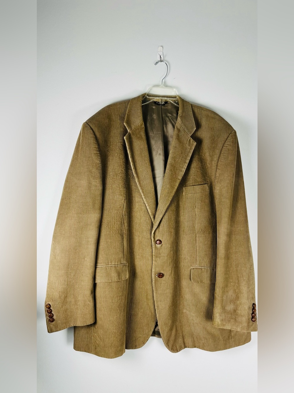 Ralph Lauren Men's Corduroy Sport Coat in Camel Brown Size 50L